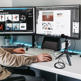 Geekria for Creators Micro USB to USB C Microphone Cable 6.5ft / 2m, Compatible with Shure MV7, MV88+, MV5, MV51, MVi Mic Cord (Black)