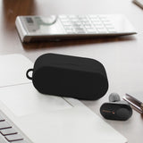 Geekria Silicone Cover Case Compatible with Sony WF-1000XM3, 1000XM3S, 1000XM3B Truly Wireless Noise Canceling Earphone, Earbud Protection Pouch / Silicone Case Cover with Keychain, LED Visible