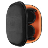 Geekria Shield Headphones Case Compatible with Sony MDR-ZX300, MDR-ZX110 and More, Replacement Hard Shell Travel Carrying Bag with Cable Storage (Black)