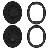 Geekria SNAP Magnetic Ear Pads for Beats Studio 2, 3 Wireless Series Easy Switch Ear Cushions, Exchange Earpads in Seconds ( Velour Black, 1 Pair)
