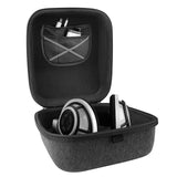 Geekria Shield Case for Large-Sized Over-Ear Headphones, Replacement Protective Hard Shell Travel Carrying Bag, Compatible with Sennheiser HD820, HD800, Pulse Elite (Dark Grey)