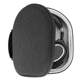 Geekria Shield Headphones Case Compatible with Sony WH-1000XM5, Bose QC Ultra II/Ultra, Soundcore Q20i and More, Replacement Hard Shell Travel Carrying Bag with Cable Storage (Dark Grey)
