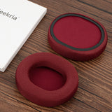 Geekria Mesh Fabric Replacement Ear Pads Compatible with Sony WH-CH700N, WH-CH710N, WH-CH720N Headphones Ear Cushions, Repair Parts (Dark red)