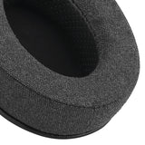 Geekria Comfort Linen Replacement Ear Pads for Turtle Beach Stealth 600, 400, 500X, 700X, 420X, Ear Force XO SEVEN, XP500, PX5, PX4, X42 Gaming Headphones Ear Cushions, Headset Earpads (Black)
