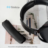 Geekria Protein Leather Headband Pad Compatible with SONY MDR-XB950BT MDR-XB950N1 MDR-XB950B1 MDR-XB950/H, Headphones Replacement Band, Headset Head Top Cushion Cover Repair Part (Black)