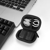 Geekria Shield Earbuds Case Compatible with Marshall Mode II, Minor IV, T280 TWS Replacement Hard Shell Travel Carrying Bag (Black)