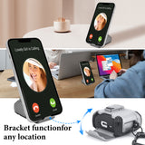 Geekria Rugged Case Cover Compatible with AirPods 4th Generation (2024) Support MagSafe, Full Drop Protection Cover with Phone Holder and Back Magnetic Suction Function
