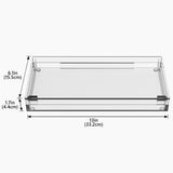 Geekria Audio Sampler Acrylic Protective Case / Dust cover, Compatible with Ableton Move, Magnetic Opening and Closing Design (transparent)