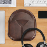 Geekria Shield Headphones Case for B&O Beoplay H100/HX/H9i/H95, Beocom Portal and More, Replacement Hard Shell Travel Carrying Bag with Cable Storage (Dark Brown)