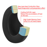 Geekria PRO Extra Thick Cooling Gel Replacement Ear Pads for Corsair HS35, HS40, HS45 Headphones Ear Cushions, Headset Earpads, Ear Cups Cover Repair Parts (Black)