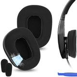 Geekria Sport Cooling-Gel Replacement Ear Pads for BlueParrott B450/S450 XT Noise Cancelling Headphones Ear Cushions, Repair Parts (Black)
