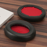 Geekria QuickFit Replacement Ear Pads for 1MORE SonoFlow Headphones Ear Cushions, Headset Earpads, Ear Cups Cover Repair Parts (Black)