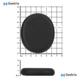 Geekria QuickFit Replacement Ear Pads for Logitech H800 Wireless Headphones Ear Cushions, Repair Parts (Black)