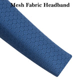 Geekria Mesh Fabric Headband Pad Compatible with JBL Tune 500BT/ 510BT/ 520BT/ 600BT/ 600BTNC/ 660NC/ 670NC/ 700BT/ 710BT/ 720BT/ 750BT/ 750BTNC/ 760NC/ 770NC Headphones, Repair Part (Blue)