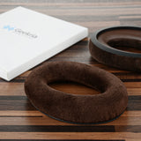 Geekria Comfort Velour Replacement Ear Pads for Sennheiser PC350 SE, HD380, HMEC250, HD380 Pro, PXC350, PC350, PXE350, HME95, Headphones Ear Cushions, Ear Cups Cover Repair Parts (Brown)