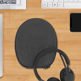 Geekria Shield Case Compatible with Jabra Elite45h, Evolve275, Evolve265, Evolve255, Evolve250, Evolve230 Case, Replacement Protective Hard Shell Travel Carrying Bag with Cable Storage (Grey)