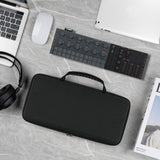 Geekria Hard Shell Travel Case Compatible with Yamaha SEQTRAK Mobile Music Ideastation, Audio Sampler Carrying Bag (Dark Gray)