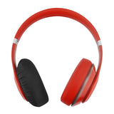 Geekria 2 Pairs Flex Fabric Headphones Ear Covers, Washable & Stretchable Sanitary Earcup Protectors for Over-Ear Headset Ear Pads, Sweat Cover for Gym, Gaming (M / Black-Red)