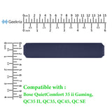 Geekria Headband Pad Compatible with Bose QuietComfort 35 ii Gaming, QC35II/QC35/QC45/QC SE Headphones, Replacement Band Repair Part (Dark Blue)