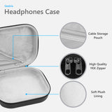 Geekria PRO Rugged Headphones Case Compatible with Skullcandy Crusher EVO/ANC 2, Hesh 3, Venue and More, Hard Shell, Durable, Multi-Layer Protection Travel Carrying Bag (Black)