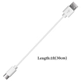 Geekria USB Earbuds Short Charger Cable Compatible with Skullcandy, Soundcore, Sennheiser, SAMSUNG, HUAWEI, ATH, Shokz, USB to USB-C Replacement Power Charging Cord (1ft / 30cm)
