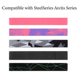 Geekria 5 Packs Flex Fabric Headband Pad, Compatible with SteelSeries Arctis 7, 9X, PRO Headphones, Replacement Band Repair Part