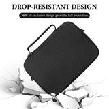 Geekria Action Camera Protective Case Carrying Case, Compatible with DJI Osmo Action 6, 5 Pro, 4, 3 Action Camera, Travel Storage Bag with Cable Storage (Black)