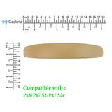 Geekria Sheepskin Headband Pad Compatible with Bowers & Wilkins Px8/ Px7S2/ Px7S2e (Not Compatible with Px7/ Px7S3) Headphones, Replacement Band Repair Part (Tan)