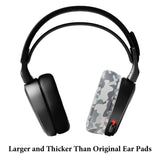Geekria QuickFit Replacement Ear Pads Compatible with SteelSeries Arctis 1/ 3/ 5/ 7/ 7P/ 7P+/ 7X/ 7X+/ 9/ 9X/ Pro/ Prime Headphones, Ear Cushions (Camo)