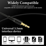 Geekria Sleep Earplugs, 6.6 ft / 200cm Mono Earbud Single Ear Noise Isolating Earphone, 3.5 mm Tangle-Free Sleep Headphones for Side Sleepers In-Ear Wired Headphones (Without Mic / Black)
