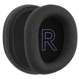 Geekria Comfort Mesh Fabric Replacement Ear Pads Compatible with Logitech G 522 Lightspeed Wireless Headphones Ear Cushions, Repair Parts (Black Flowery Gray)