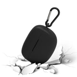 Geekria Silicone Case Cover Compatible with NEW Bose Ultra Open True Wireless Earbuds, Protective Earphones Skin Cover with Keychain Hook, Charging Port Accessible, Front LED Visible (Black)