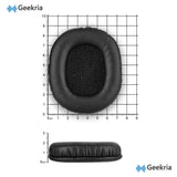 Geekria Replacement Ear Pads Compatible with Dytole TV Wireless Headphones, Headset Earpads, Ear Cups Cover Repair Parts, Easy Installation (Black)