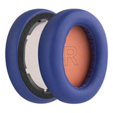 Geekria QuickFit Replacement Ear Pads Compatible with Anker Soundcore Life Q10, Q10, Life 2 NEO BT Headphones, Ear Cushions (Blue / Orange)