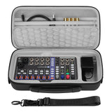 Geekria Hard Shell Travel Case Compatible with Zoom LiveTrak L6 / L6 Digital Mixer, Audio Mixer Carrying Bag (Dark Gray)