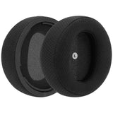 Geekria Comfort Mesh Fabric Replacement Ear Pads for Audeze Maxwell Headphones Ear Cushions, Repair Parts (Black)