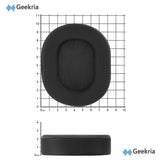 Geekria Sport Cooling-Gel Replacement Ear Pads for Corsair HS65, HS55 Headphones Ear Cushions, Repair Parts (Black)