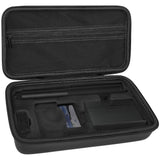 Geekria Action Camera Protective Case Carrying Case, Compatible with DJI Osmo 360 Action Camera, Travel Storage Bag with Cable Storage (Black)