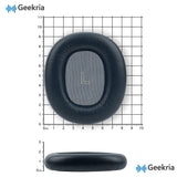 Geekria Elite Sheepskin Replacement Ear Pads for Bang & Olufsen Beoplay H95 (1266100) Headphones Ear Cushions, Repair Parts (Blue)