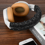 Geekria Knit Fabric Headband Cover Compatible with SONY WH1000XM5, WH1000XM4, WH1000XM3 Headphones, Head Cushion Pad Protector, Replacement Repair Part, Easy DIY Installation (Black)