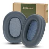 Geekria Elite Sheepskin Replacement Ear Pads for SONY WH-1000XM6 Headphones Ear Cushions, Repair Parts (Blue)