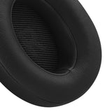 Geekria QuickFit Protein Leather Replacement Ear Pads for JBL Everest 700, V700BT Headphones Ear Cushions, Repair Parts (Black)
