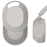 Geekria Silicone Headphone Cover Compatible with Sony WH-1000XM5, WH1000XM5 Wireless Headphones, Scratch Protection Case / Earpieces Cover / Headset Speakers Skin Protector (Beige)