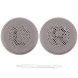 Geekria QuickFit Replacement Ear Pads Compatible with JLab Go Lux ANC Wireless Headphones, Ear Cushions, Repair Parts (Mauve)