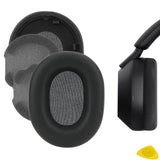 Geekria Elite Sheepskin Replacement Ear Pads for Sony WH-1000XM5 Headphones Ear Cushions, Repair Parts (Black)