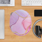 Geekria NOVA Headphones Case Compatible with Sennheiser PXC 550, HD 450BT, HD 350BT, Replacement Hard Shell Travel Carrying Bag with Cable Storage (Pink Marble)