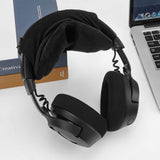 Geekria Medium Hook and Loop Headband Cover and Pad Set (Fits 2.5-3.5 cm Headbands), Compatible with Bose QC 45, QC 35 II, Beats Studio Pro, Sony WH-1000XM6, 1000XM5, ATH-M50x (Velour/Black)