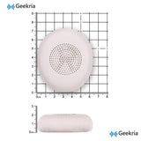 Geekria Replacement Ear Pads for Jabra Evolve2 65 UC, Evolve2 65 MS, Evolve2 65 Mono, Evolve2 40 UC, Evolve2 40 MS, Elite 45h Headphones Ear Cushions, Repair Parts (Pink)