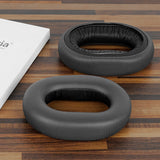Geekria QuickFit Replacement Ear Pads for Plantronics BackBeat FIT 6100, FIT6100 Headphones Ear Cushions, Headset Earpads, Ear Cups Cover Repair Parts (Titanium Grey)