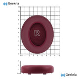 Geekria Replacement Ear Pads for BOSE QuietComfort Ultra/ UltraII (2nd Gen) Headphones Ear Cushions, Repair Parts (Deep Plum)
